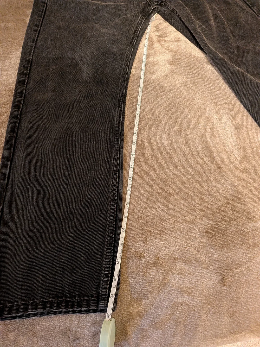 Levi's 505 Men's Straight Jeans - Black Denim